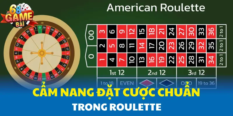 Cẩm nang đặt cược chuẩn trong Roulette