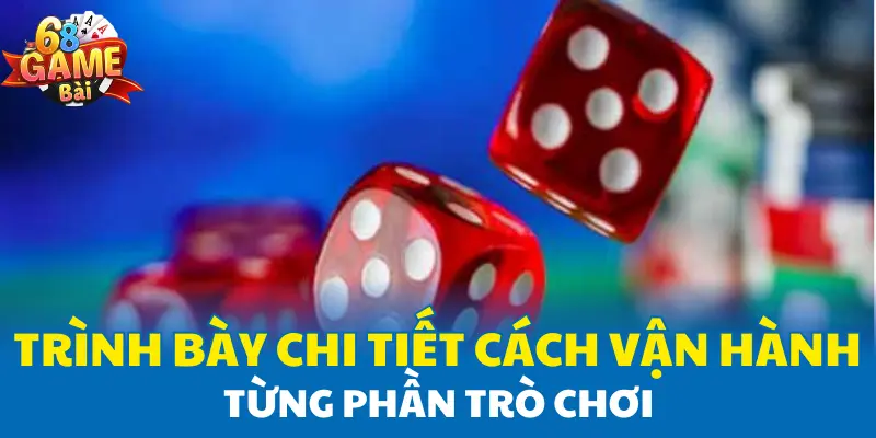 Trình bày chi tiết cách vận hành từng phần trò chơi